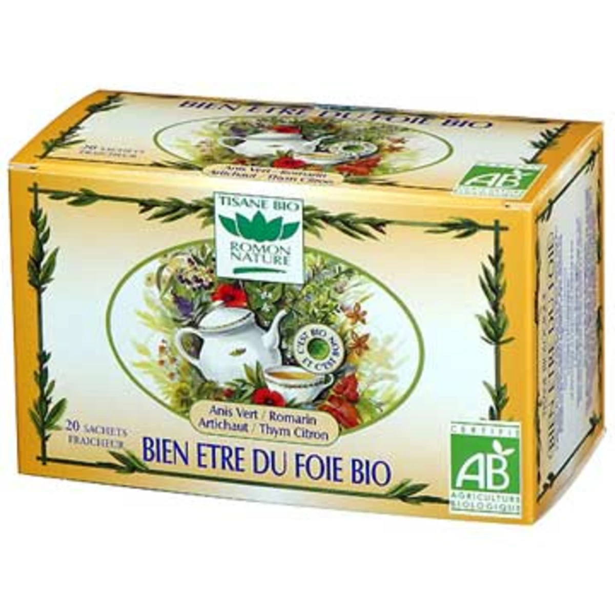 Tisane Bio bien-être du foie